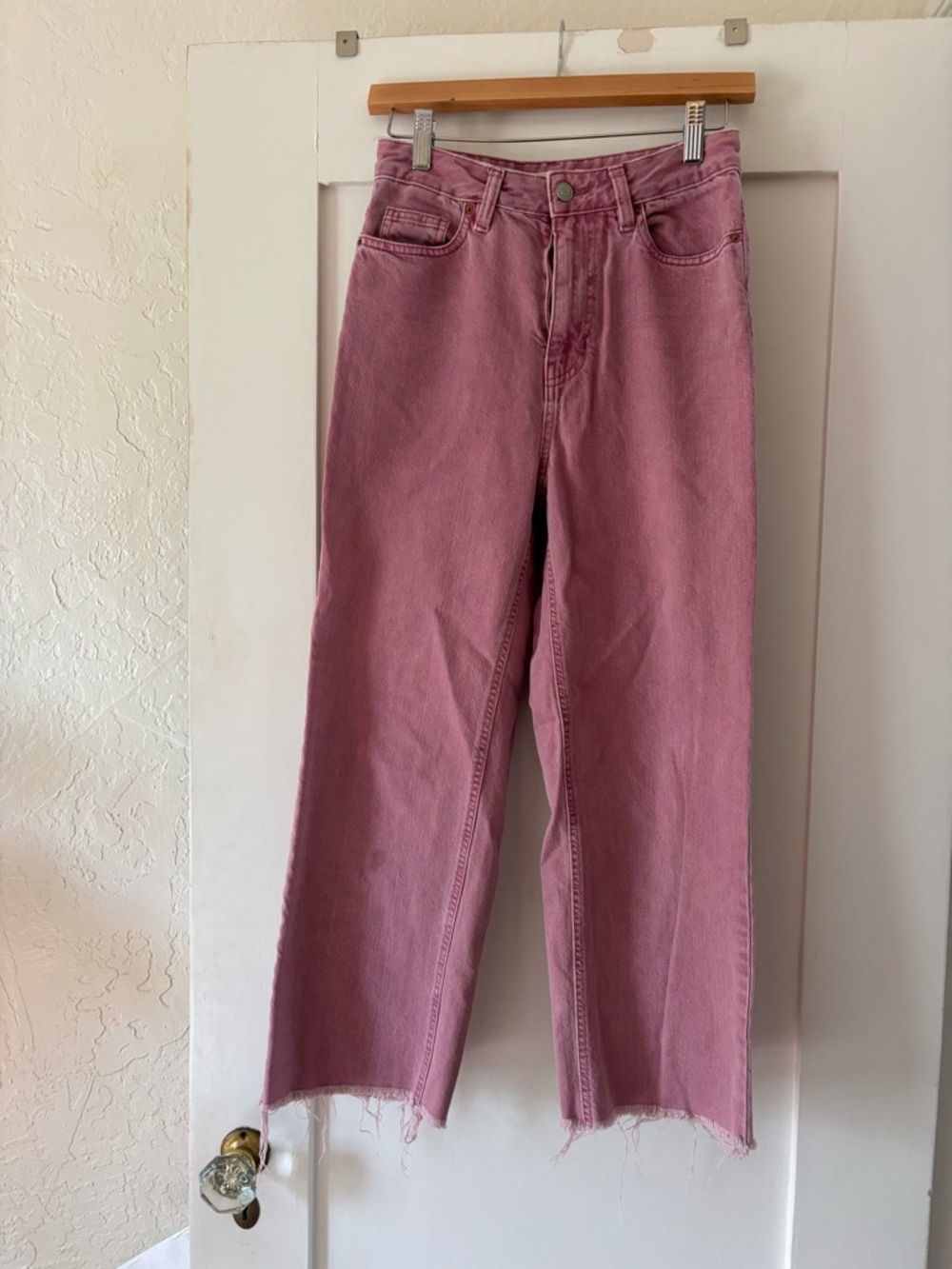 PacSun Purple Pink High-Rise Straight Leg Jeans